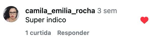 Depoimento de @camila_emilia_rocha