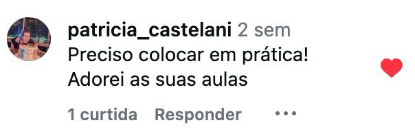 Depoimento de @patricia_castelani